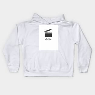 Action film design Kids Hoodie